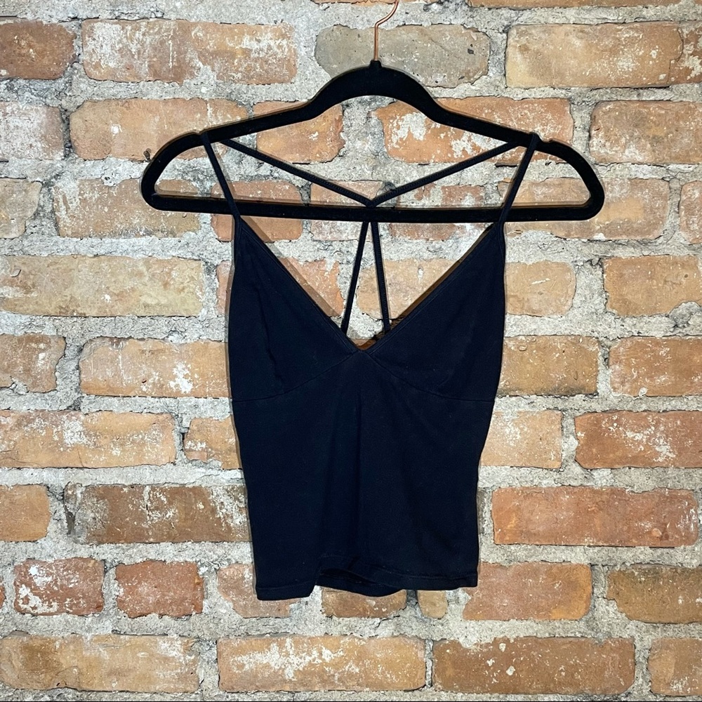 Charlotte Russe - Black Crop Top - Small